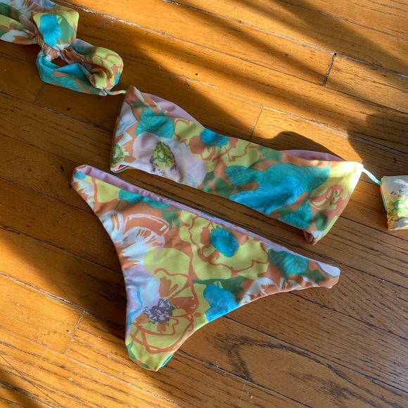 Lolli Swim Blooms Bikini Set - XS - Picture 6 of 7